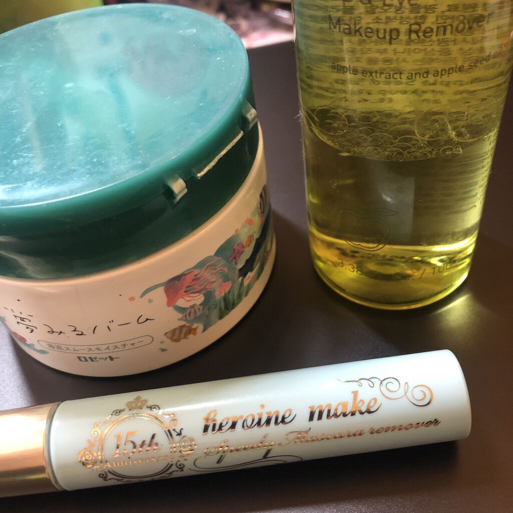 アップルシード リップ＆アイメイク リムーバー/innisfree/ポイントメイクリムーバーを使ったクチコミ（1枚目）