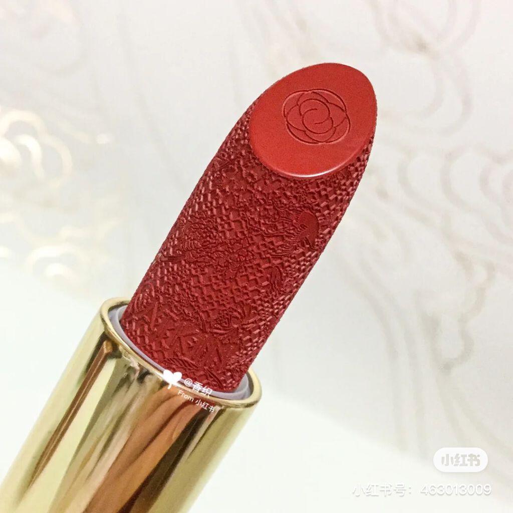 頤和園 コラボ 彫刻口紅/CATKIN/口紅を使ったクチコミ（2枚目）