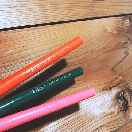 カラーインパクト リキッドライナー PK840 ピンク/Visée/リキッドアイライナーを使ったクチコミ(1枚目)