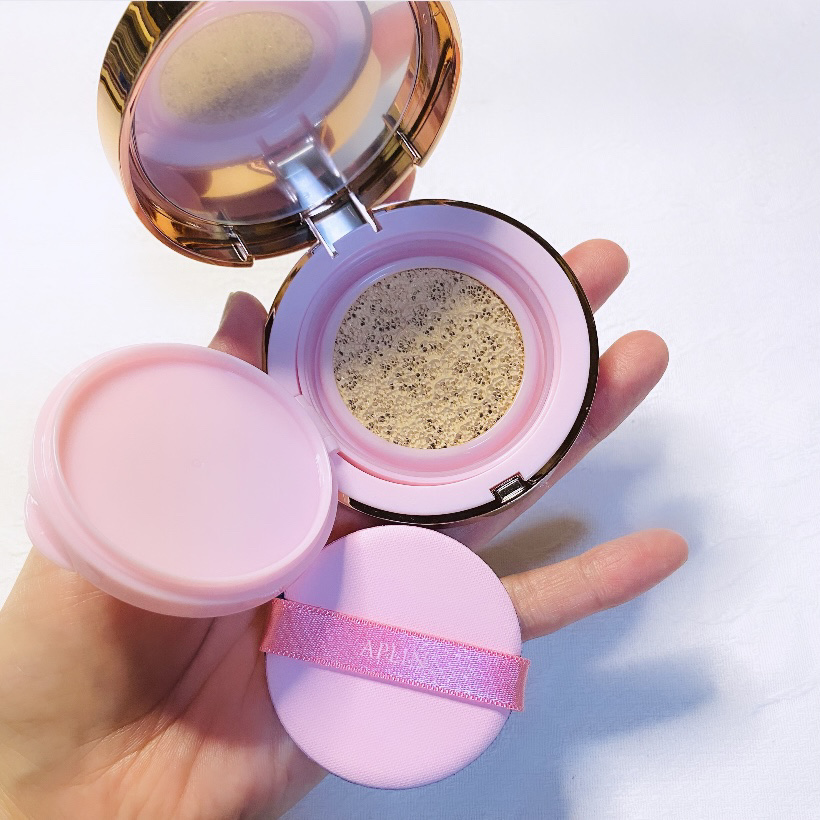 ピンクティーツリーカバープライマークッション/APLIN/クッションファンデーションを使ったクチコミ（2枚目）