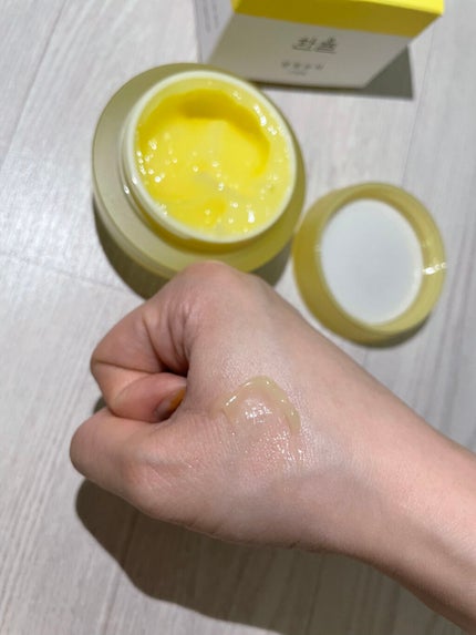 月光ゆず睡眠パック(旧バージョン)/HANYUL(ハンユル)/フェイスクリームを使ったクチコミ(2枚目)