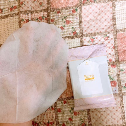 メイクの上からリフレッシュシート うるおいしっとりタイプ/ビオレ/フェイスシートを使ったクチコミ(4枚目)