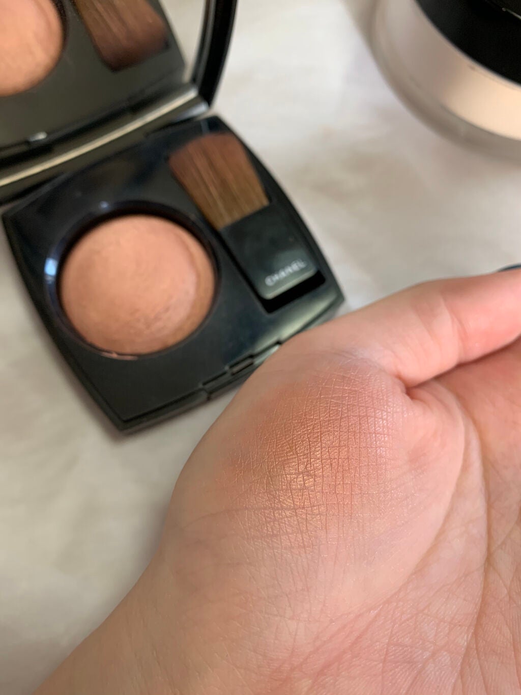 ジュ コントゥラスト/CHANEL/パウダーチークを使ったクチコミ(2枚目)