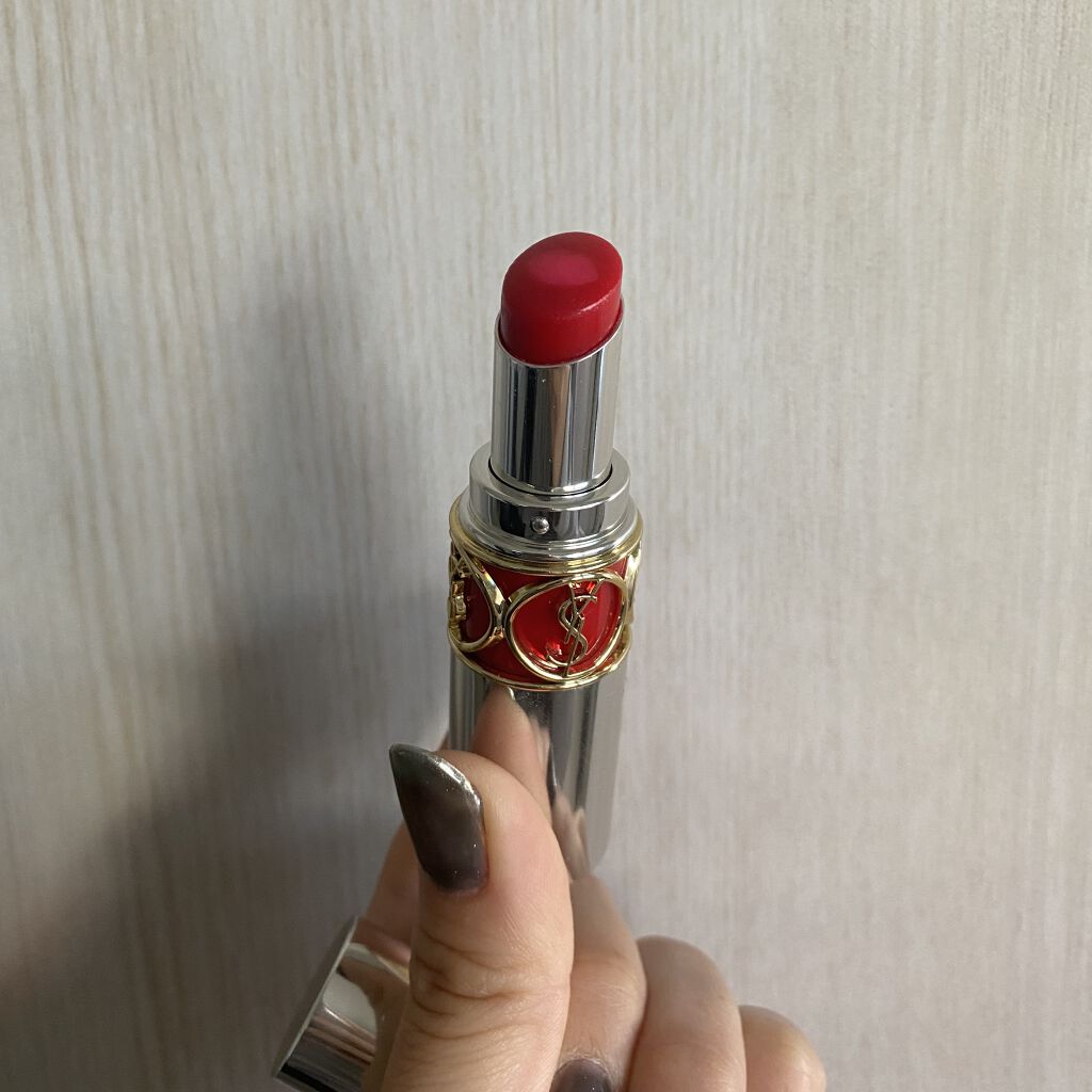 ヴォリュプテ ティントインバーム No.6 タッチミーレッド/YVES SAINT LAURENT BEAUTE/口紅を使ったクチコミ（1枚目）