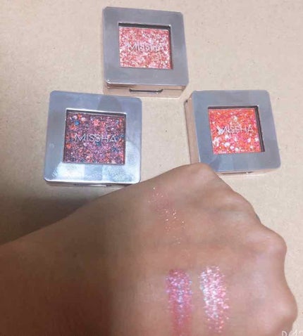 グリッタープリズム シャドウ/MISSHA/グリッターを使ったクチコミ(1枚目)