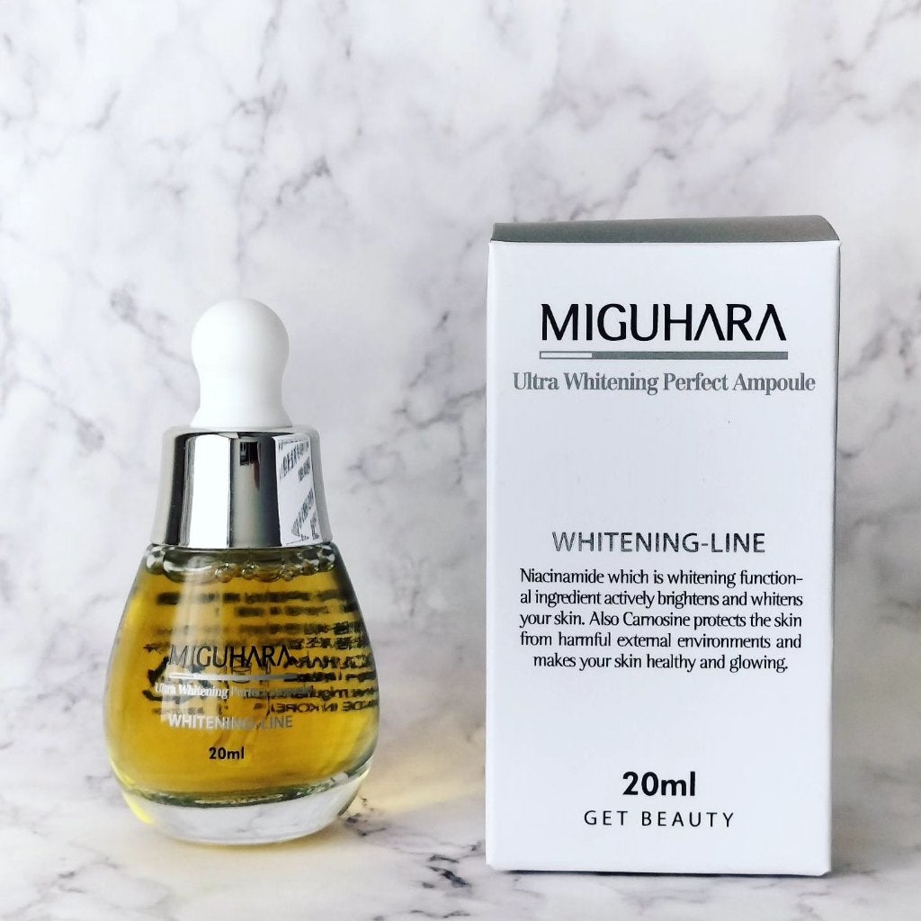 Ultra Whitening Perfect Ampoule/MIGUHARA/美容液を使ったクチコミ(1枚目)