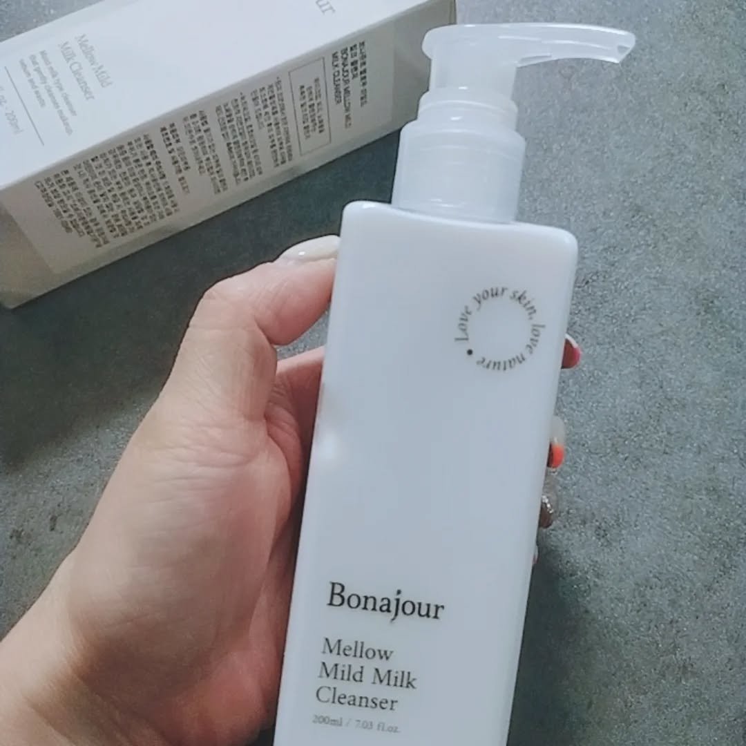 メロウマイルドミルククレンザー/Bonajour/ミルククレンジングを使ったクチコミ（2枚目）