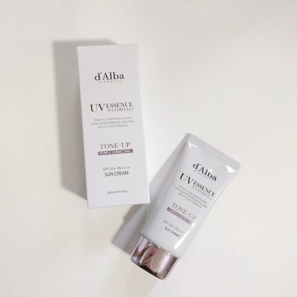 ダルバ ウォータフル トーンアップ サンクリーム(パープル)/ダルバ/日焼け止めクリームを使ったクチコミ(4枚目)