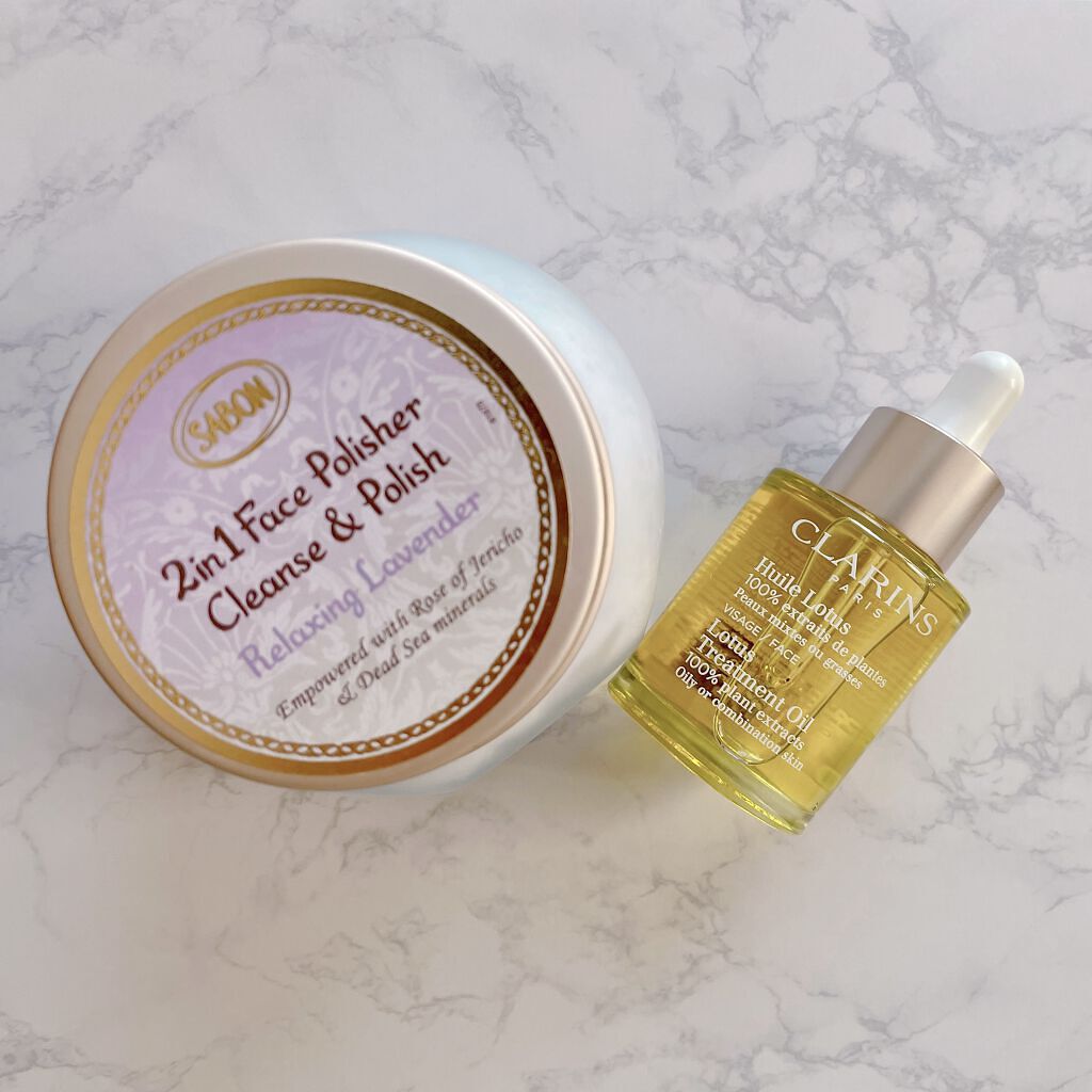 プラント フェイス オイル オイリー スキン/CLARINS/フェイスオイルを使ったクチコミ（3枚目）