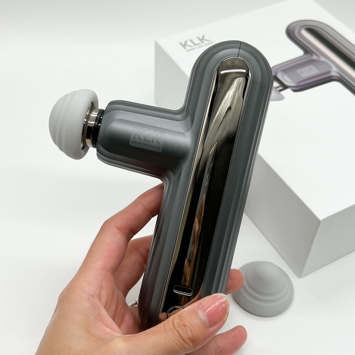 筋膜リリースガン/KLK/マッサージガンを使ったクチコミ（3枚目）