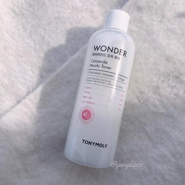 Wonder Ceramide Mochi Toner（トニーモリーワンダーCモチトナー）/TONYMOLY/化粧水を使ったクチコミ（1枚目）