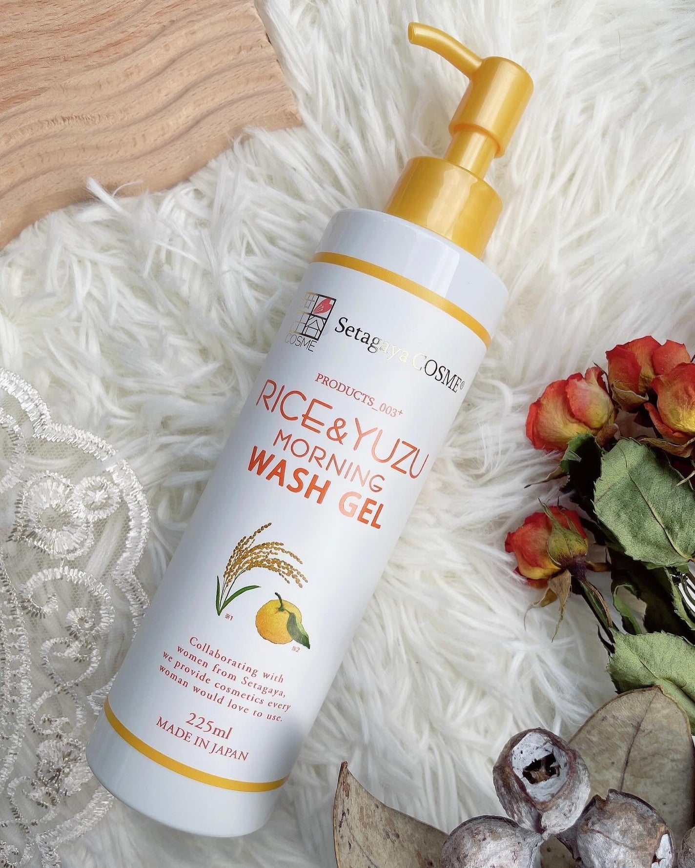 ライス&ゆずモーニングウォッシュジェル/世田谷コスメ/その他洗顔料を使ったクチコミ(1枚目)