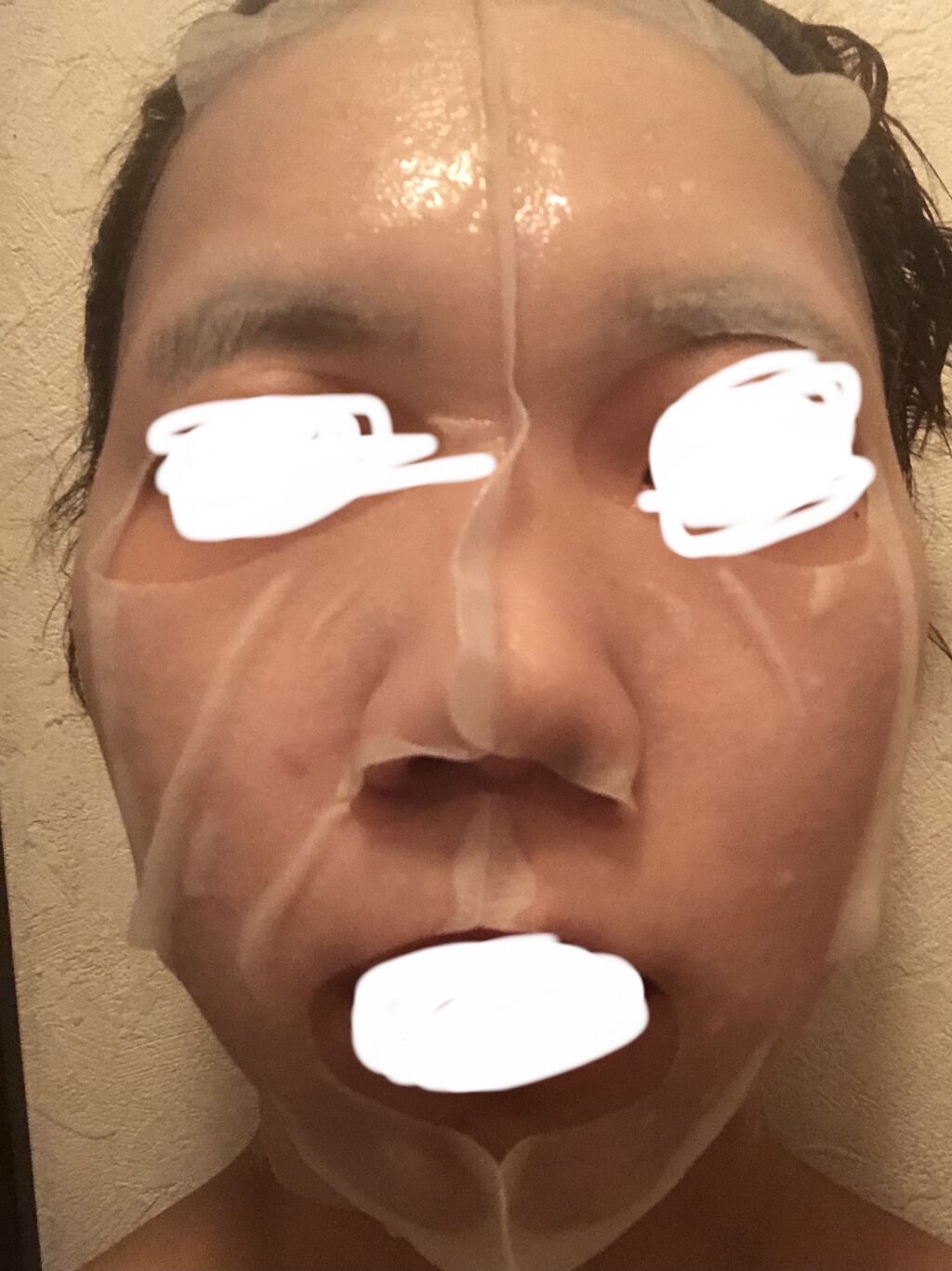 バランシング３Ｄマスク モイスチャーセラム/肌美精/シートマスク・パックを使ったクチコミ（3枚目）