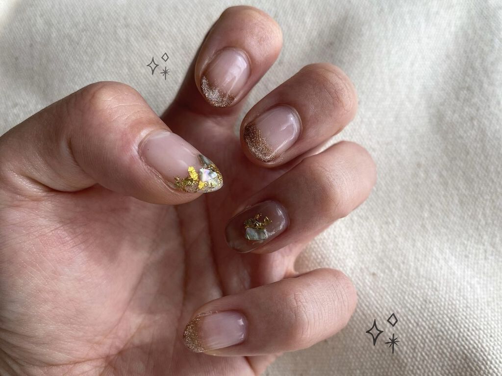 ジェルネイル（ライト対応）/セリア/ジェルネイルを使ったクチコミ（1枚目）