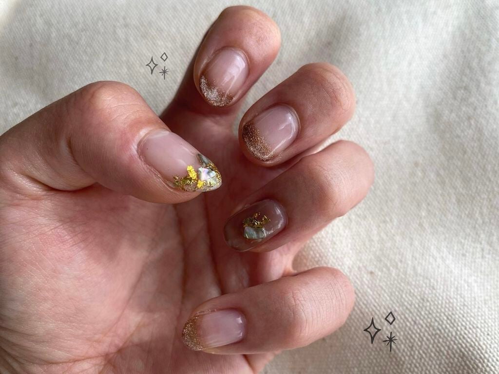 ジェルネイル(ライト対応)/セリア/ジェルネイルを使ったクチコミ(1枚目)