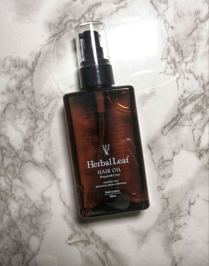 オーガニックヘアオイル フレッシュティーの香り/ハーバルリーフ/ヘアオイルを使ったクチコミ(1枚目)