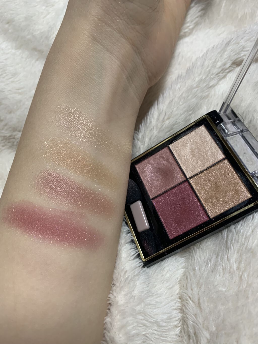 リアルクローズシャドウ/excel/アイシャドウパレットを使ったクチコミ（3枚目）