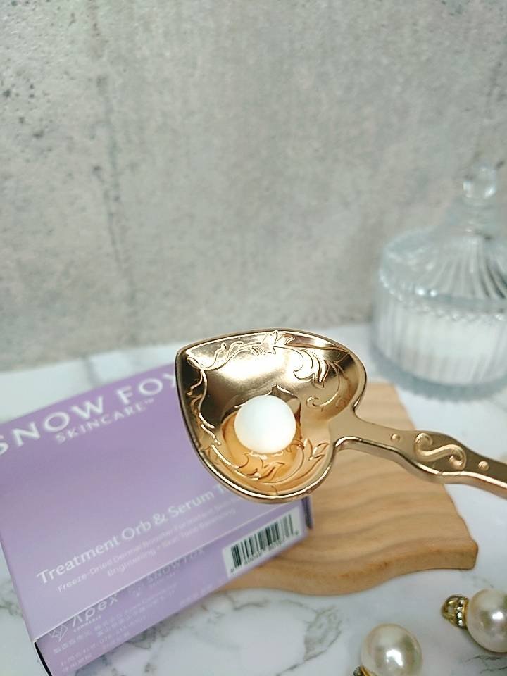 ブライトニング ブースターボール/SNOW FOX SKINCARE/美容液を使ったクチコミ（2枚目）