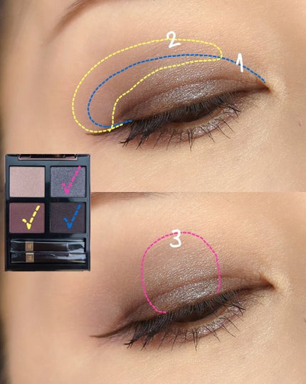 アイ カラー クォード C /TOM FORD BEAUTY/アイシャドウパレットを使ったクチコミ(4枚目)