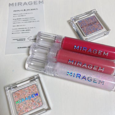 グリッタースプリンクルアイズ 01 スパークリングフラワー/MIRAGEM/シングルアイシャドウを使ったクチコミ（1枚目）