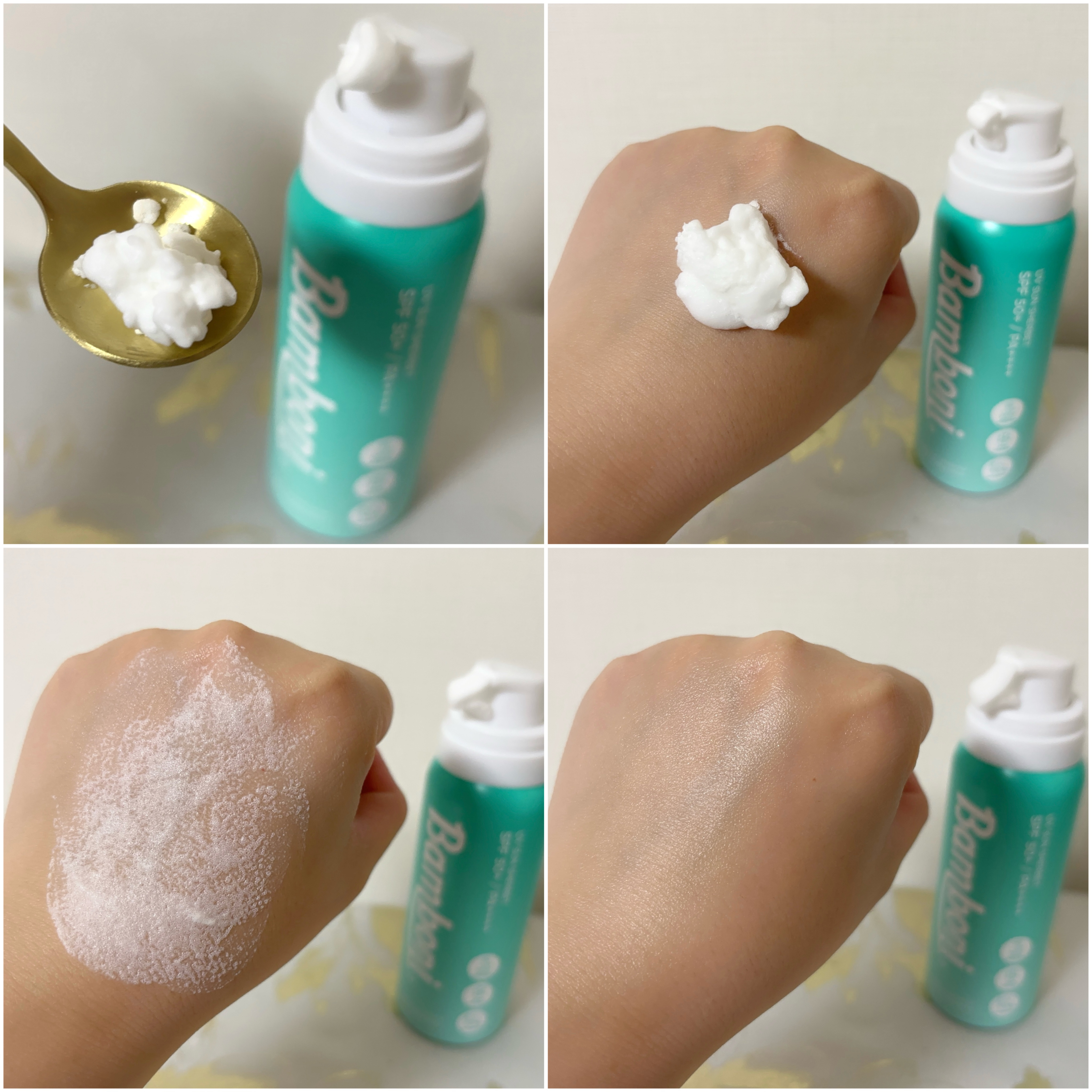 モイスチャーUVホイップ/Bamboni/日焼け止めクリームを使ったクチコミ（2枚目）