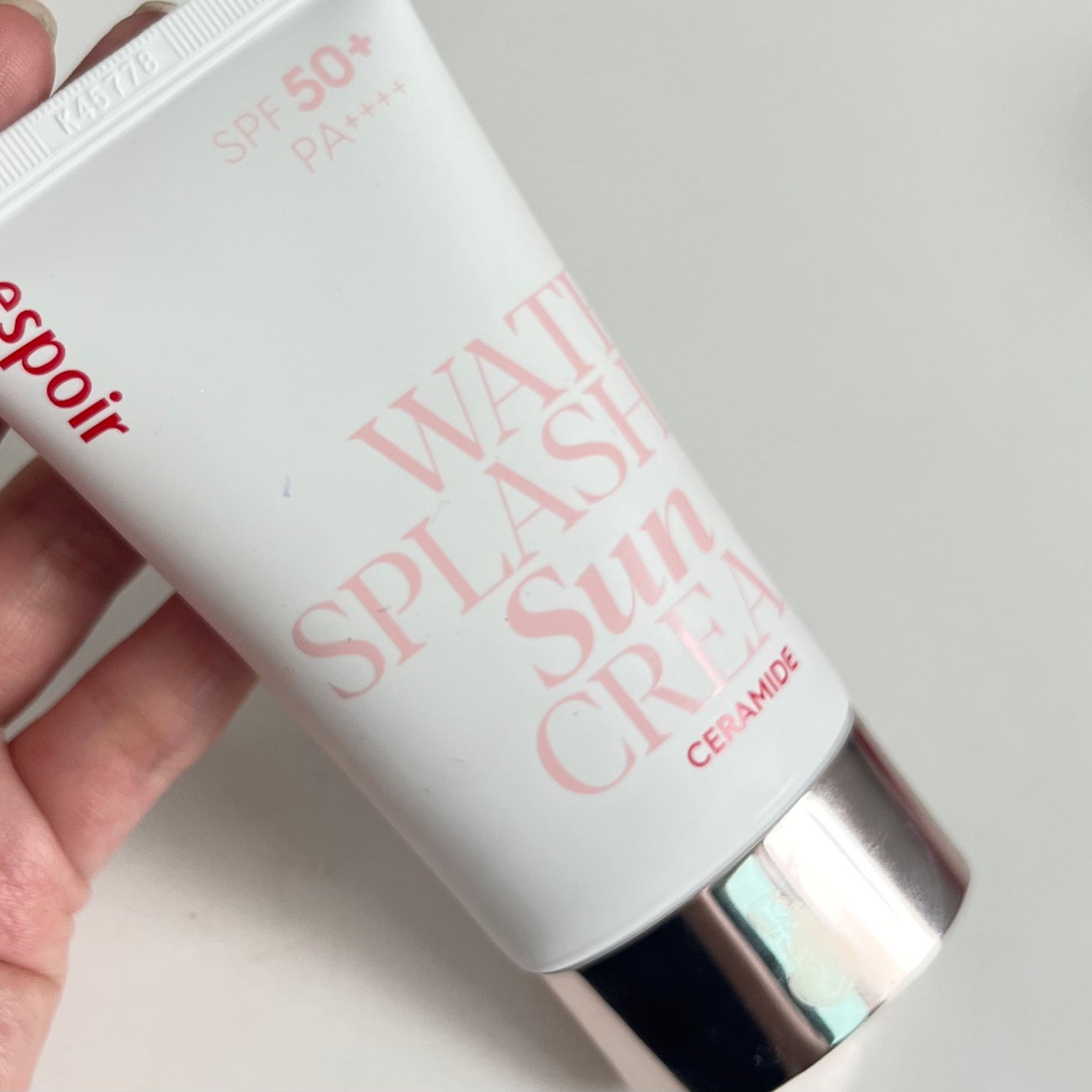 ウォータースプラッシュサンクリーム セラミド/espoir/日焼け止めクリームを使ったクチコミ(1枚目)