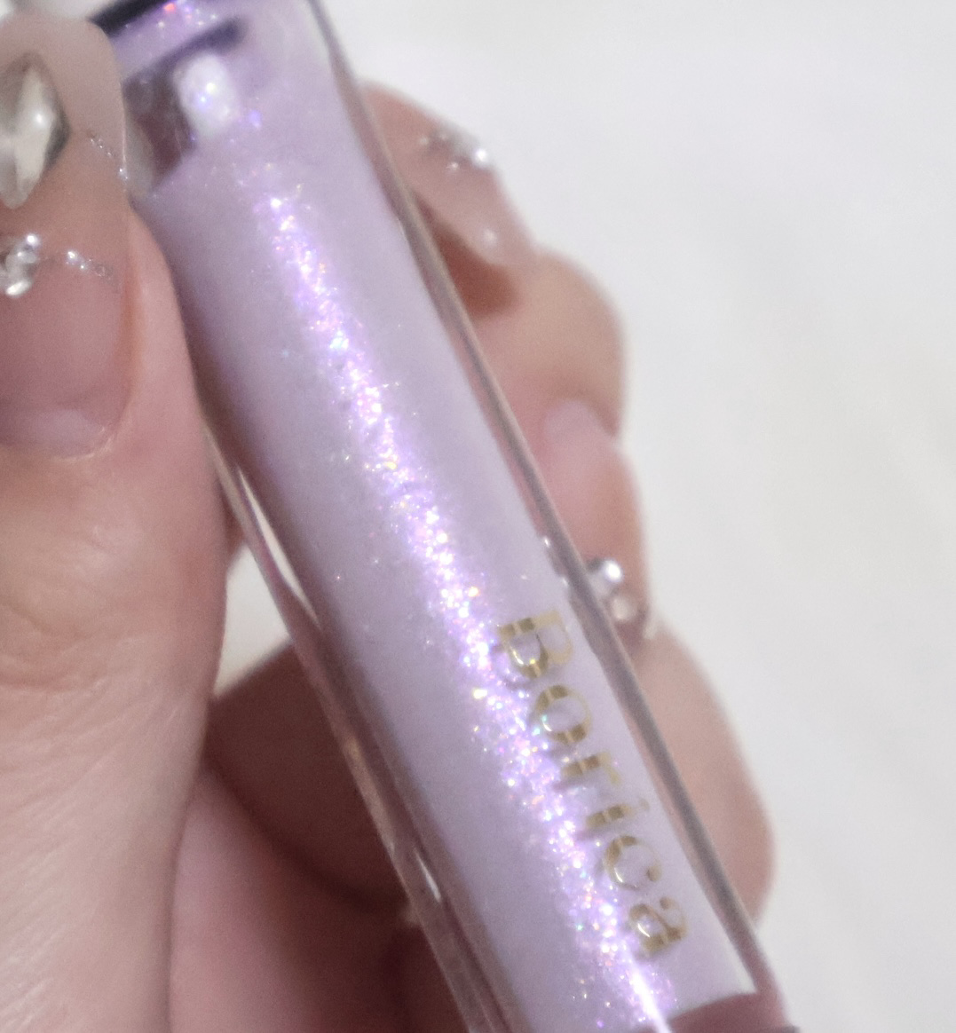 美容液ラメライナー 205 ミルキーパープル/Borica/リキッドアイライナーを使ったクチコミ（2枚目）