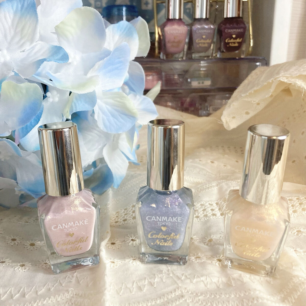 カラフルネイルズ/キャンメイク/マニキュアを使ったクチコミ（3枚目）