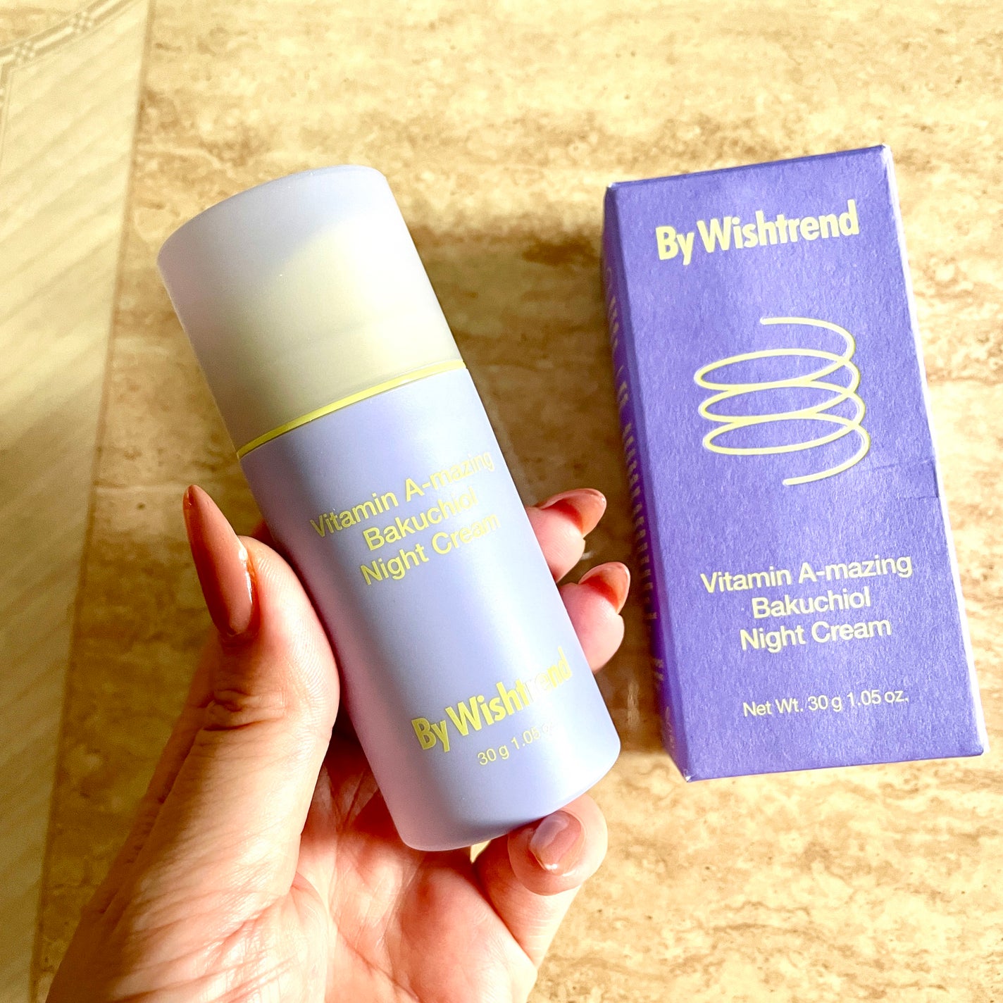 ビタミンA-mazingバクチオールナイトクリーム/By Wishtrend/フェイスクリームを使ったクチコミ(1枚目)