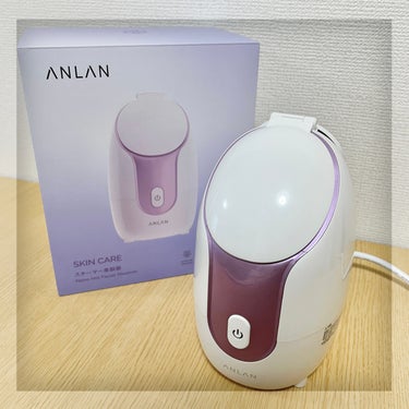 ANLAN スチーマー美顔器のクチコミ「𓍯スチーマー美顔器⌇ANLAN

たっぷりの温スチームでうるおいを補給し毛穴レス肌へ𓂃🪞✨

.....」（1枚目）