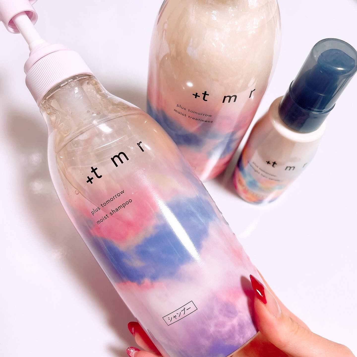 オーバーナイト ヘアセラム/＋ｔｍｒ/ヘアオイルを使ったクチコミ（3枚目）