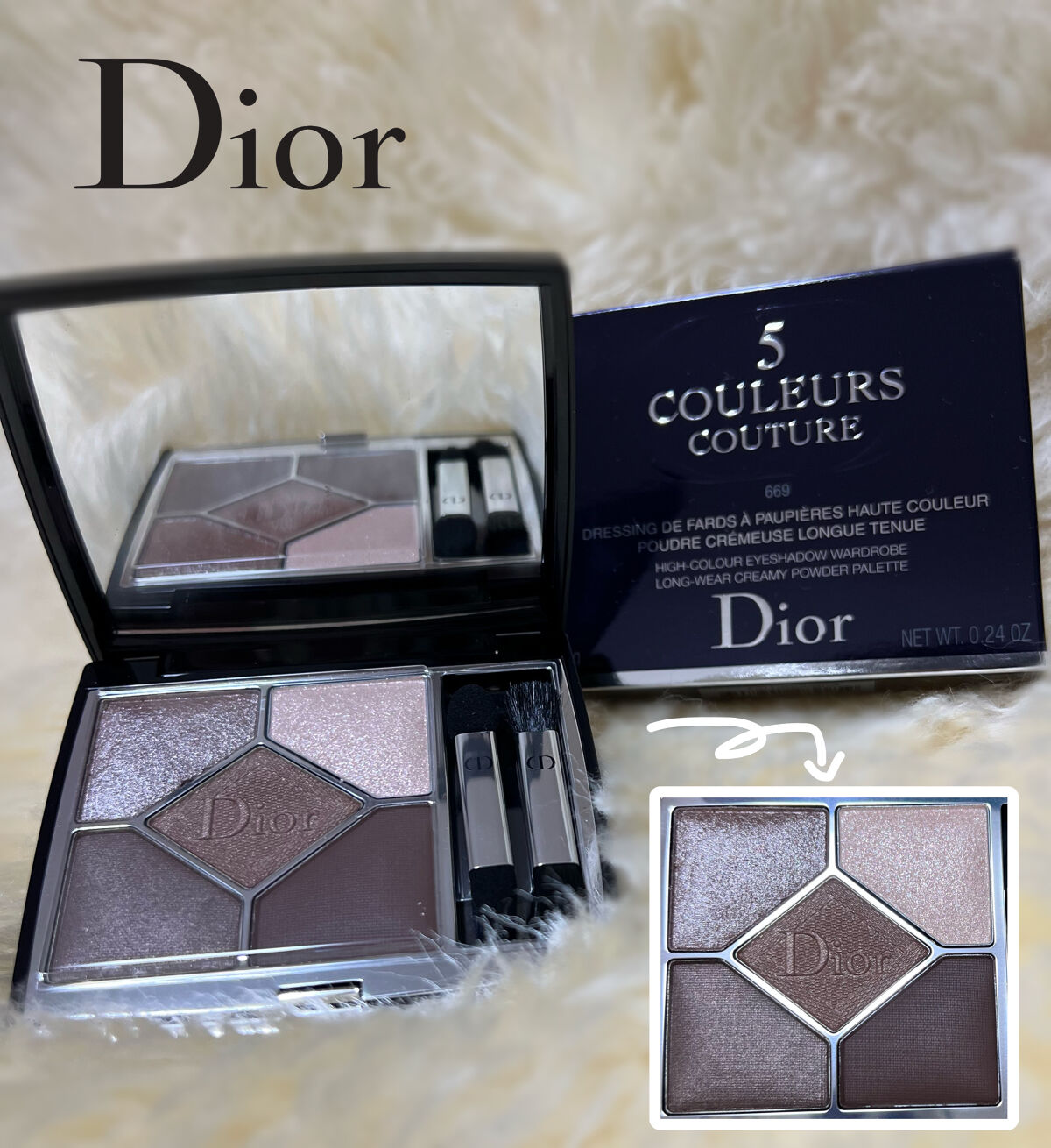 【旧】サンク クルール クチュール/Dior/アイシャドウパレットを使ったクチコミ（2枚目）