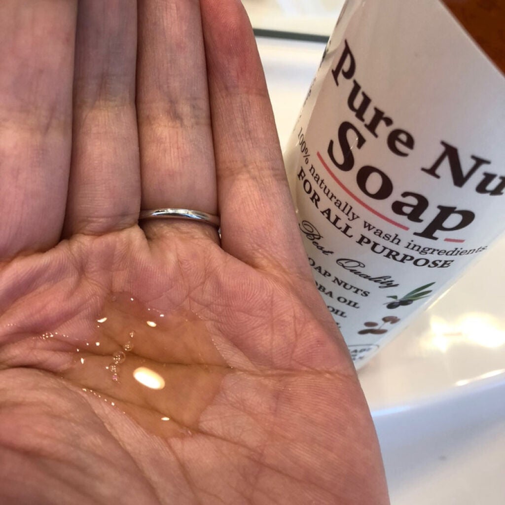 ピュアナッツソープ ホワイトローズの香り/ナチュラセラ/洗顔フォームを使ったクチコミ(3枚目)