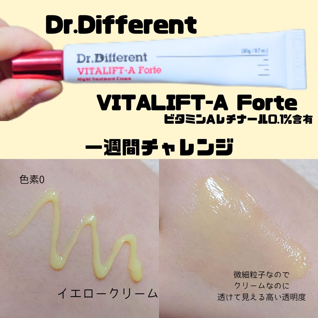  Dr.Different Vita-A クリーム フォルテ/Dr.Different/フェイスクリームを使ったクチコミ（1枚目）