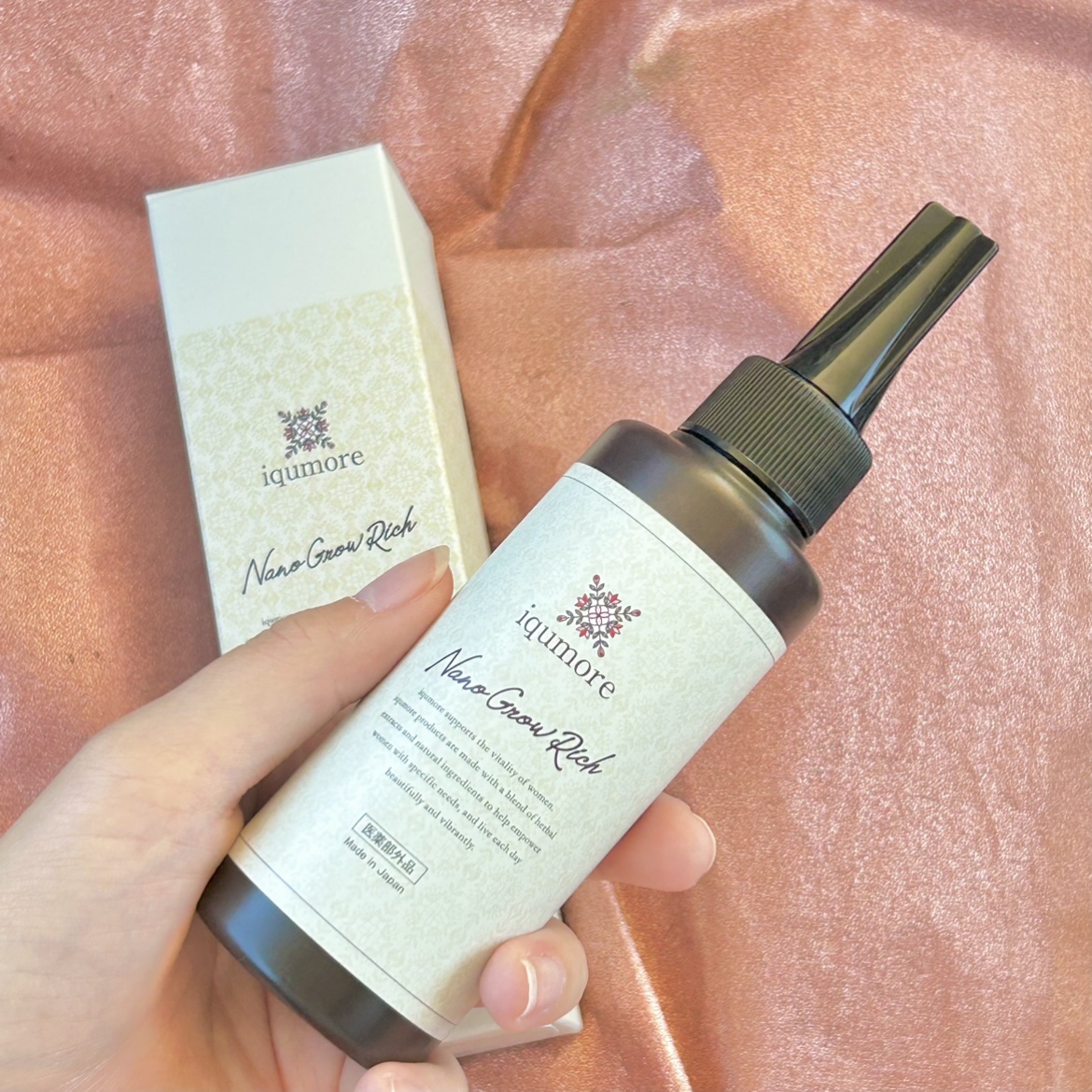 ナノグロウリッチ/iqumore/頭皮ローションを使ったクチコミ（2枚目）