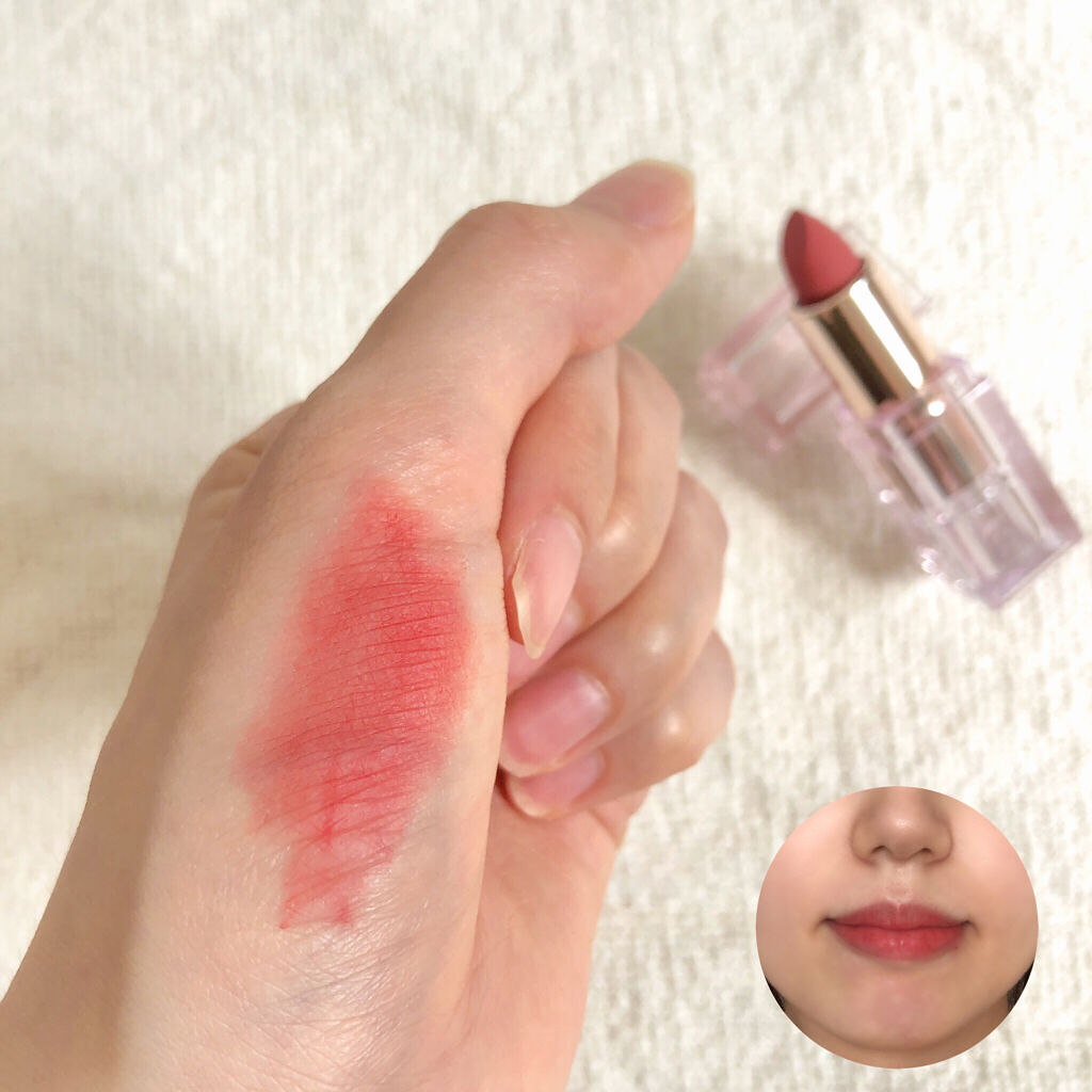 ヌーディーベルベットリップ/wakemake/口紅を使ったクチコミ（3枚目）