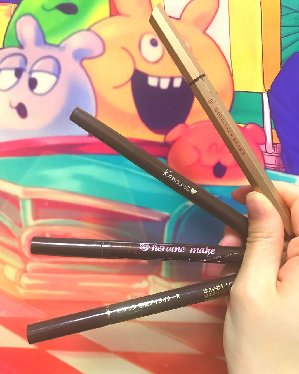 カンコレ リキッドアイライナー/DAISO/リキッドアイライナーを使ったクチコミ（1枚目）