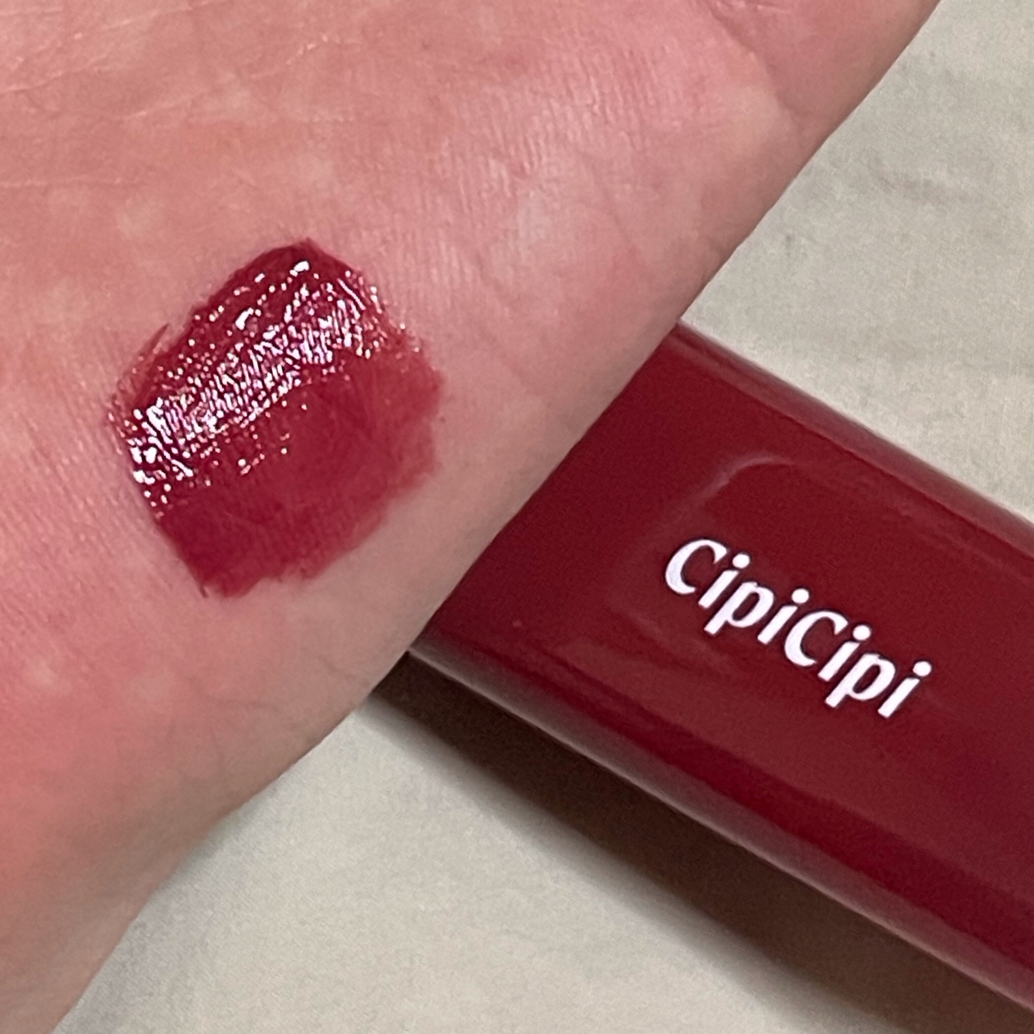 デューイフィルムティント/CipiCipi/リップティントを使ったクチコミ（2枚目）