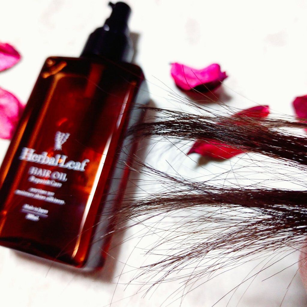 オーガニックヘアオイル フレッシュティーの香り/ハーバルリーフ/ヘアオイルを使ったクチコミ（3枚目）