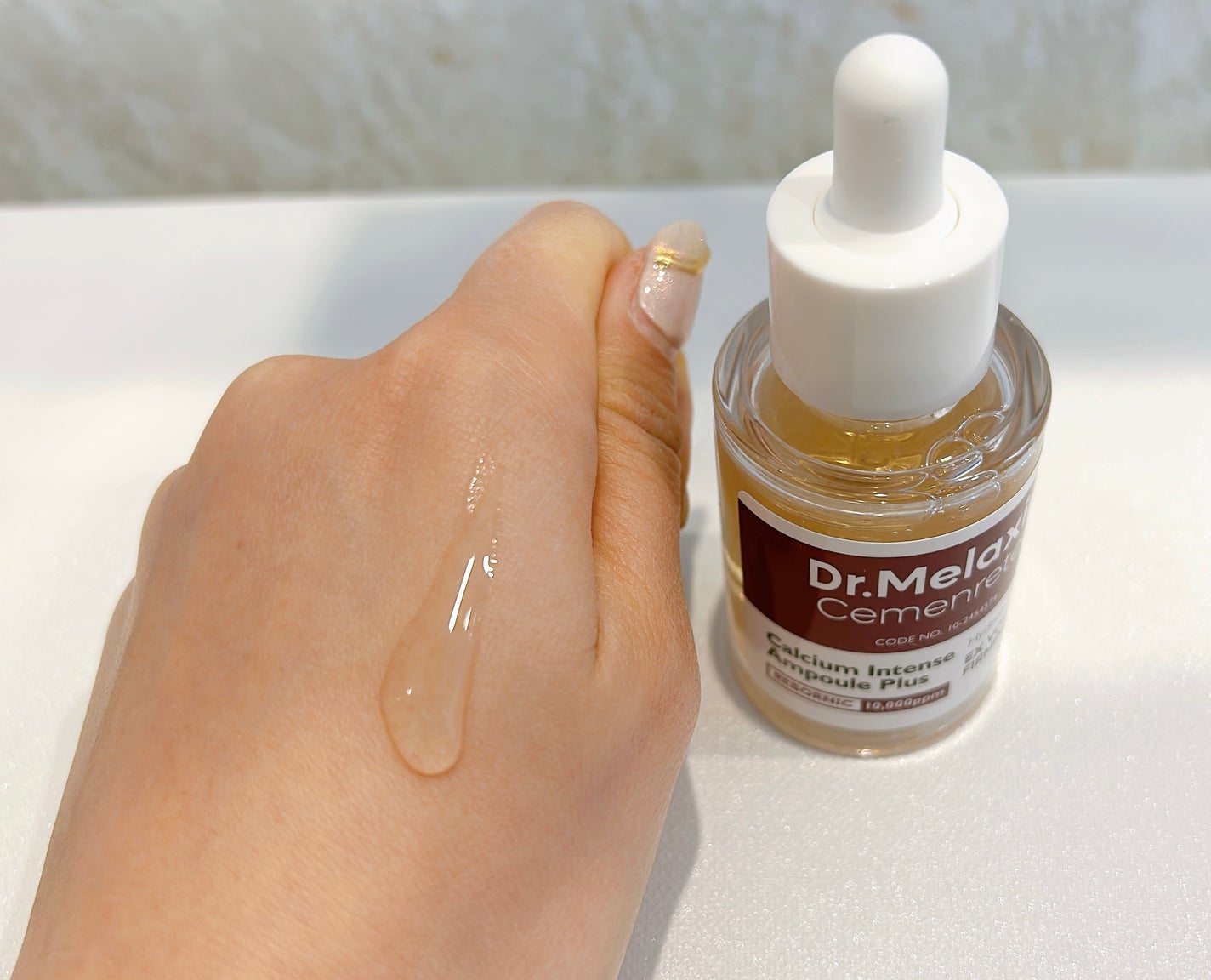 Cemenrete Calcium Intense Cream/Dr.Melaxin/フェイスクリームを使ったクチコミ(4枚目)