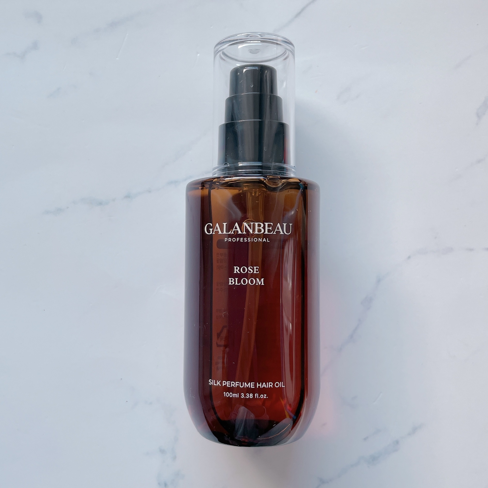シルクパフュームヘアオイル（ローズブルーム）/ガランビュー/ヘアオイルを使ったクチコミ（3枚目）