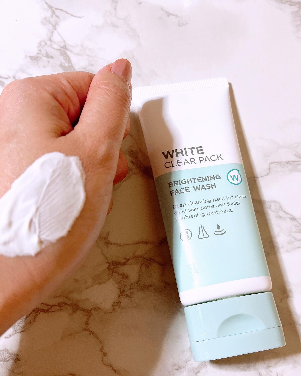 W・ホワイトクリアパック/ホワイピュア/洗い流すパック・マスクを使ったクチコミ（2枚目）