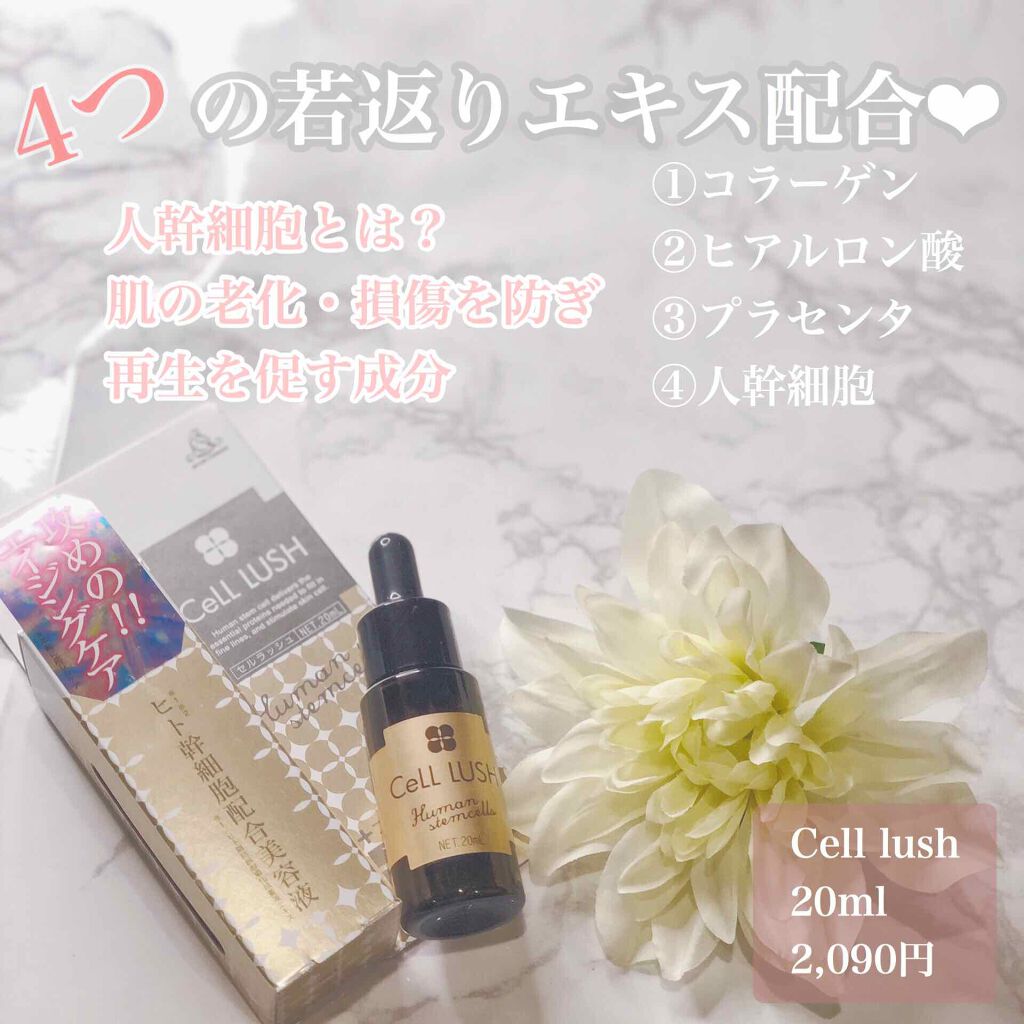ヒト幹細胞配合美容液/セルラッシュ/美容液を使ったクチコミ（1枚目）