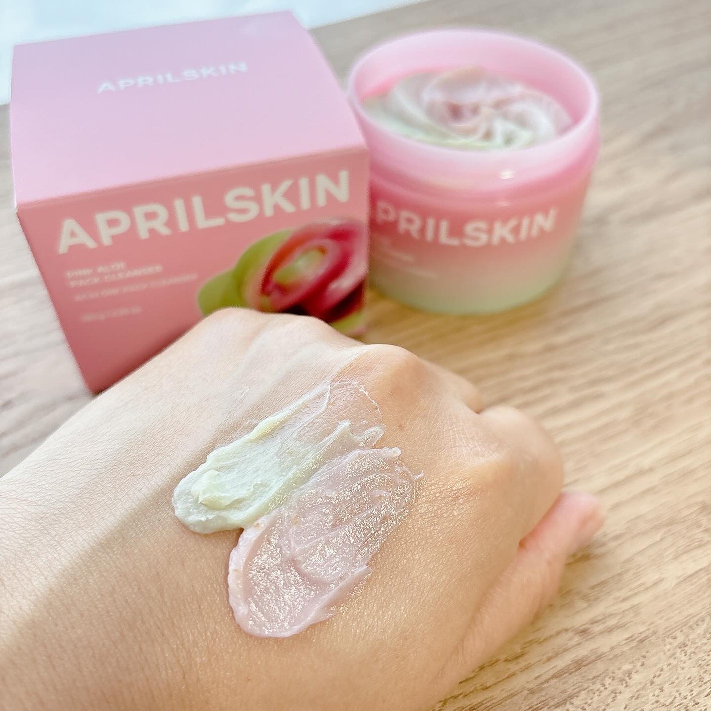 ピンクアロエメレンゲクレンザー/APRILSKIN/その他洗顔料を使ったクチコミ(4枚目)