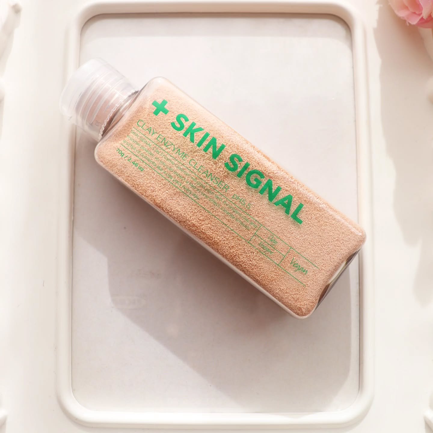 ピンククレイ酵素クレンザー/SKIN SIGNAL/洗顔パウダーを使ったクチコミ（3枚目）