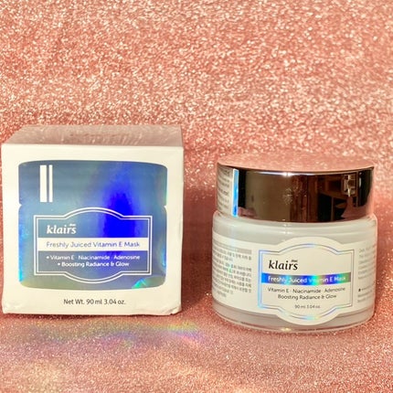 フレッシュリージュースドビタミンEマスク(90g)/Klairs/フェイスクリームを使ったクチコミ(4枚目)