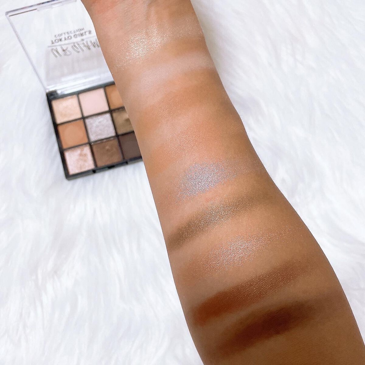 UR GLAM　BLOOMING EYE COLOR PALETTE/U R GLAM/アイシャドウパレットを使ったクチコミ（3枚目）