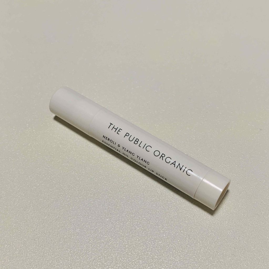 オーガニック認証 精油カラーリップスティック/THE PUBLIC ORGANIC/口紅を使ったクチコミ(1枚目)