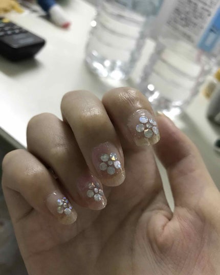 ネイルシール/Qoo10/ネイルシールを使ったクチコミ(1枚目)