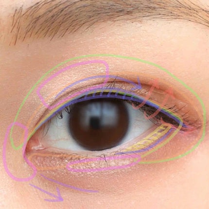 スリーディメンショナルアイズ/LUNASOL/アイシャドウパレットを使ったクチコミ(3枚目)